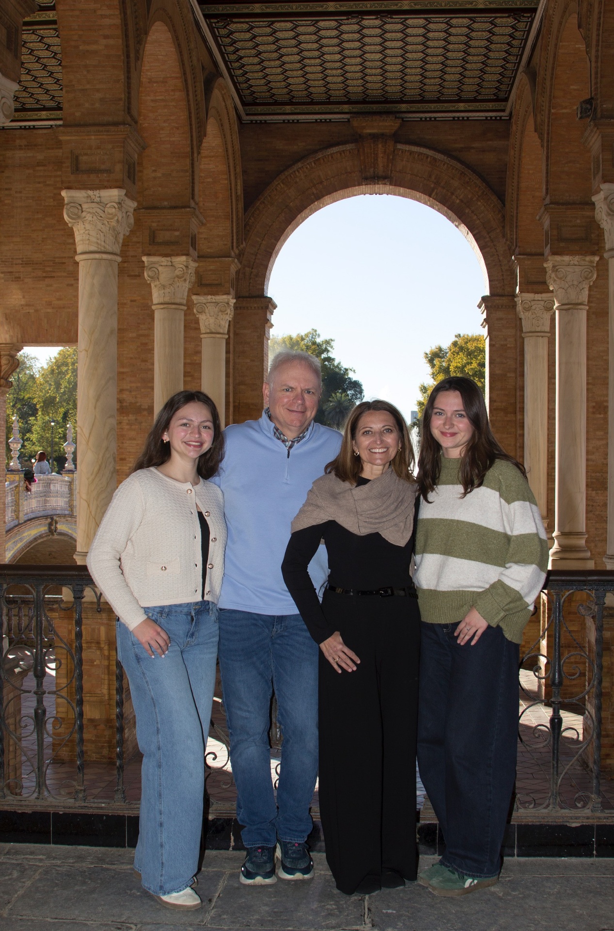 Sarah Speer with her family